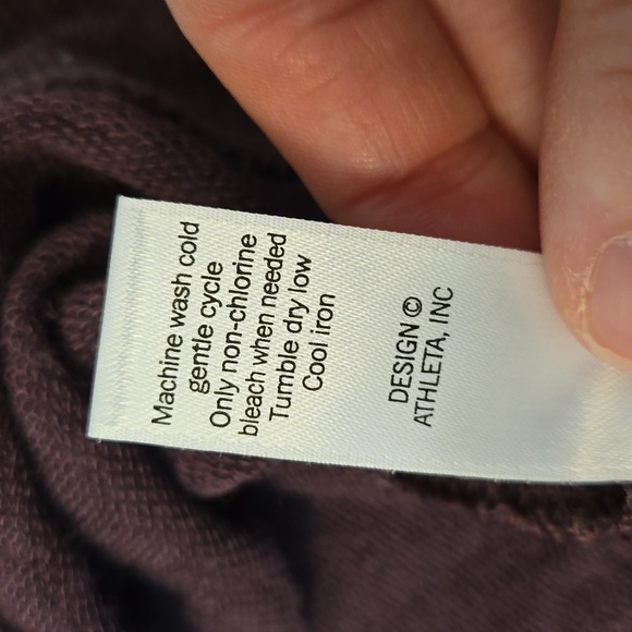 Athleta Purple Long-Sleeve Tunic, Women's Large, Great Condition - Picture 10 of 12